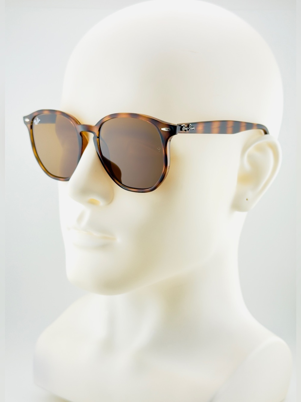 Ray-Ban Sunglasses RB4306 Polished Light Havana Frame B-15 Brown Lenses UNISEX! - Picture 3 of 14